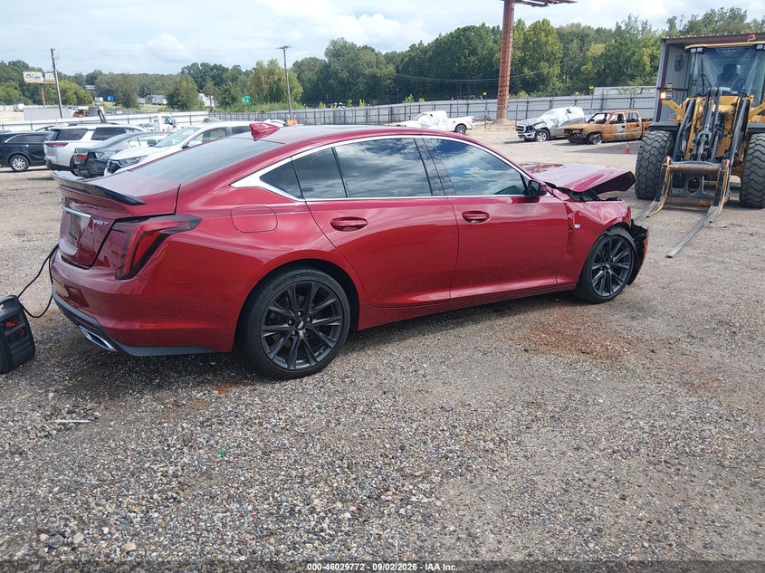 Vin: 1g6dw5rk3l0139029, lot: 46529191, cadillac ct5 luxury 20204