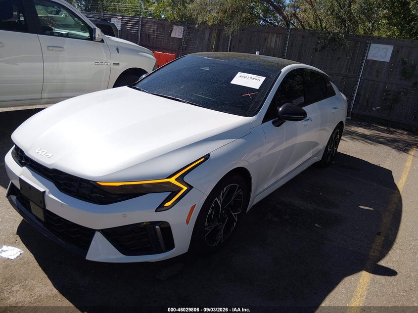 Vin: knag64j75s5274846, lot: 46529224, kia k5 gt-line 20252