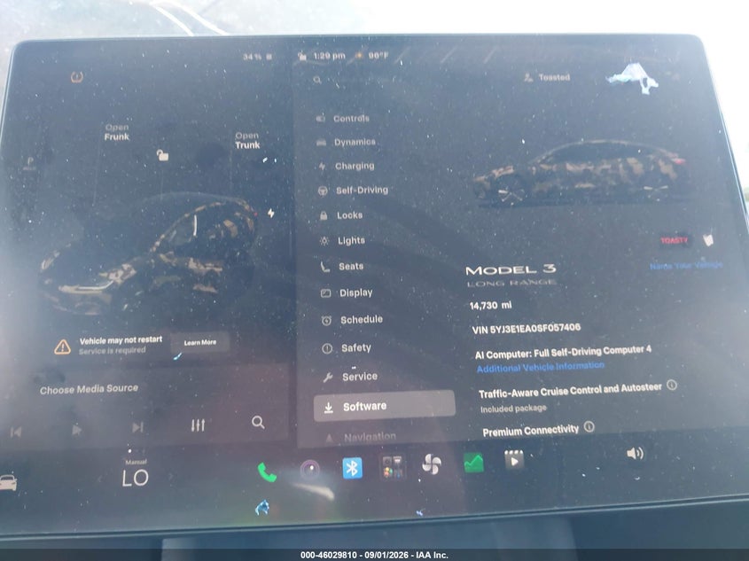 2025 TESLA MODEL 3 LONG RANGE REAR-WHEEL DRIVE/STANDARD REAR-WHEEL DRIVE · Фото 7