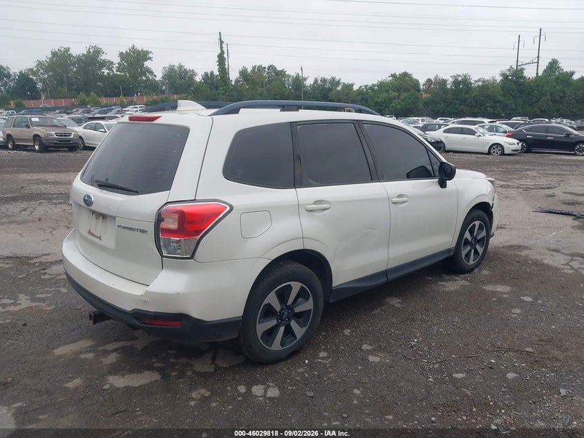 Vin: jf2sjabc5jh477918, lot: 46529237, subaru forester 2.5i 20184