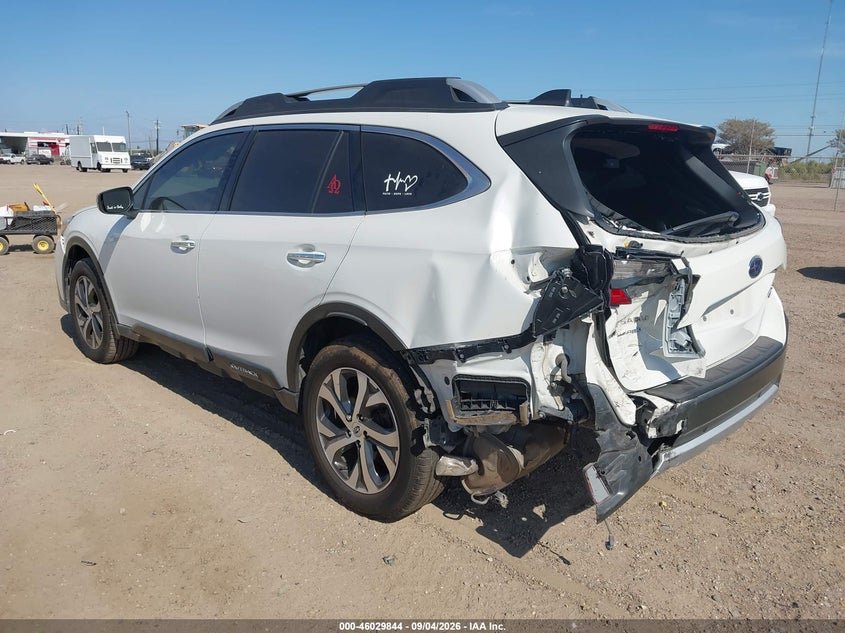 Vin: 4s4btapc1n3212977, lot: 46529263, subaru outback touring 20223