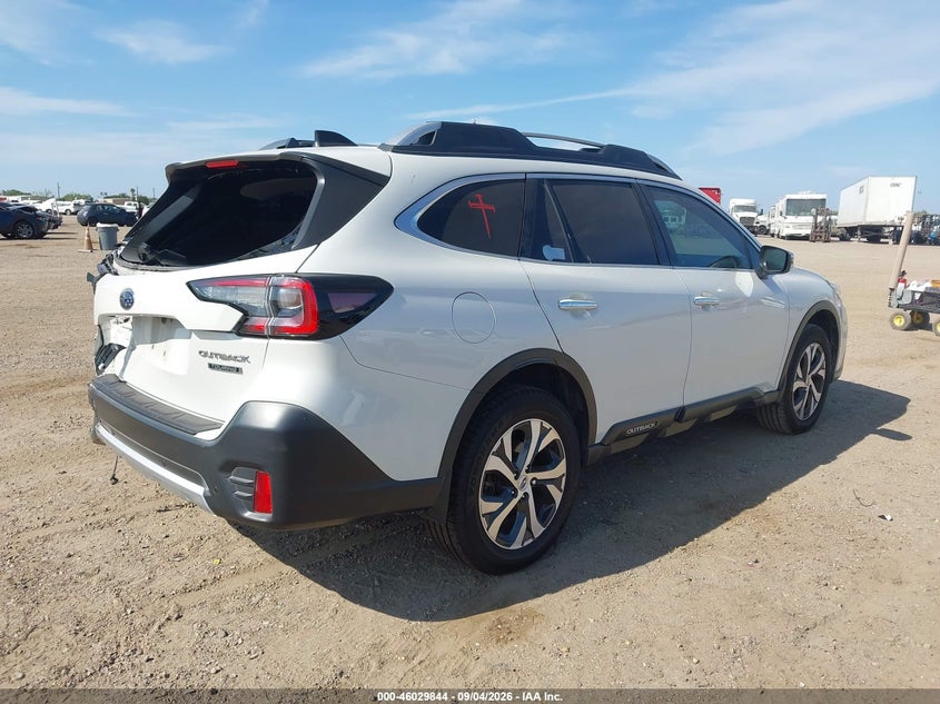 Vin: 4s4btapc1n3212977, lot: 46529263, subaru outback touring 20224