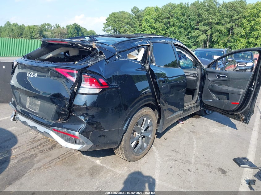 Vin: 5xyk43af6pg043246, lot: 46529264, kia sportage sx 20234
