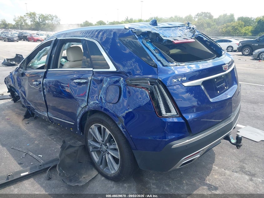 Vin: 1gykncrs7rz755178, lot: 46529297, cadillac xt5 fwd premium luxury 20243
