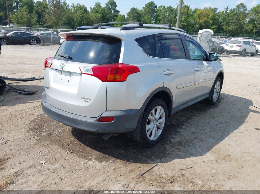 Vin: 2t3dfrevxfw397004, lot: 46529311, toyota rav4 limited 20154