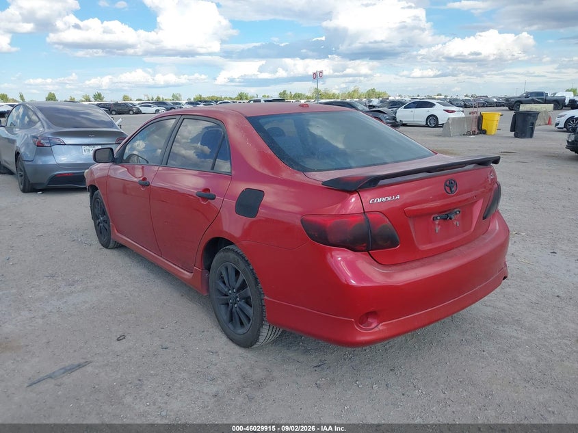 2009 TOYOTA COROLLA auction photo 3