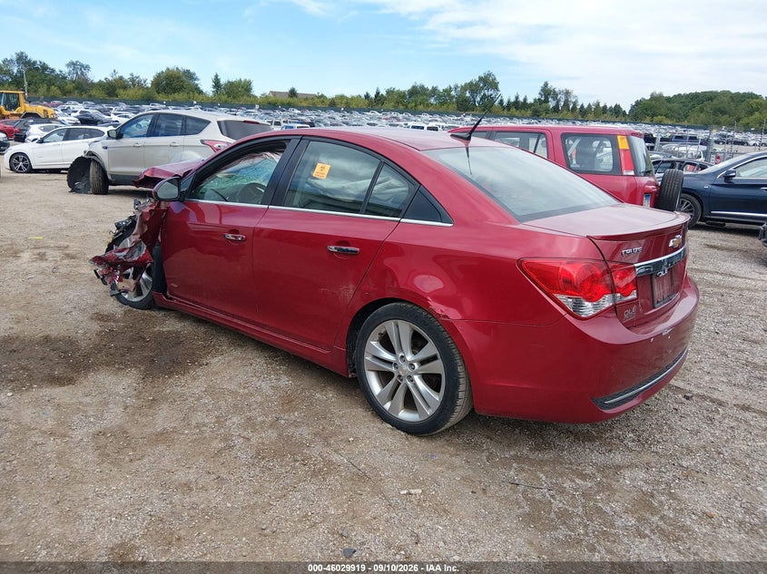 Vin: 1g1ph5sc3c7140334, lot: 46529338, chevrolet cruze ltz 20123
