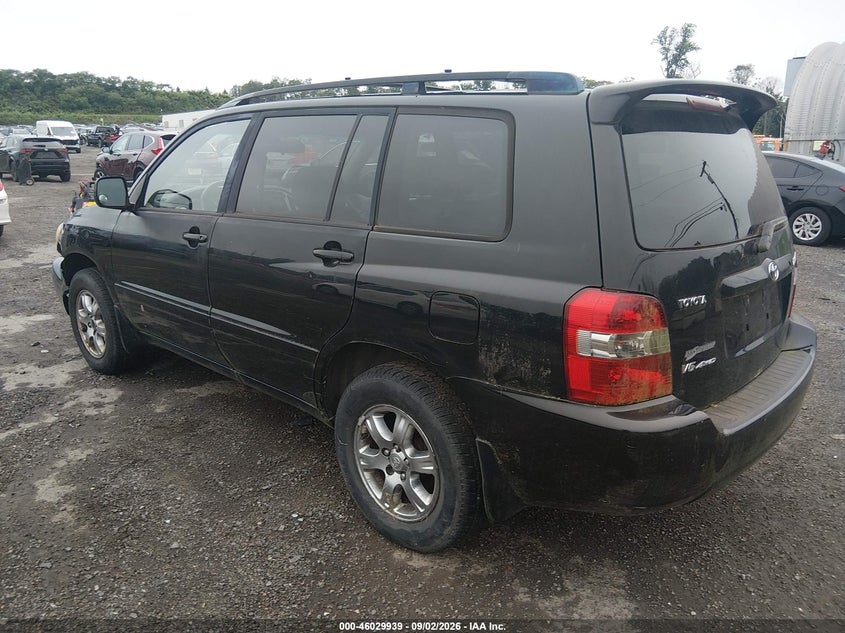 2004 TOYOTA HIGHLANDER SPORT UTILITY VEHICLE 3.3L V-6 DOHC, VVT, REGULAR , 230HP