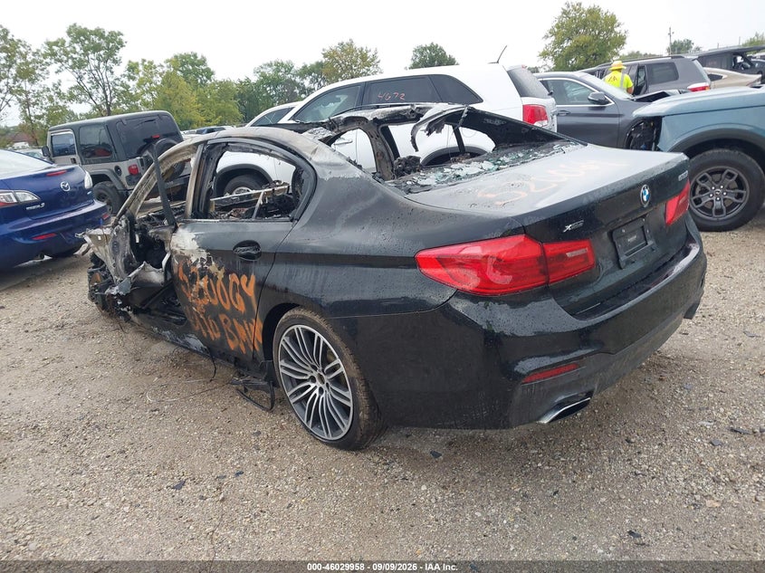 Vin: wbajr7c08lww77908, lot: 46529378, bmw 530i xdrive 20203
