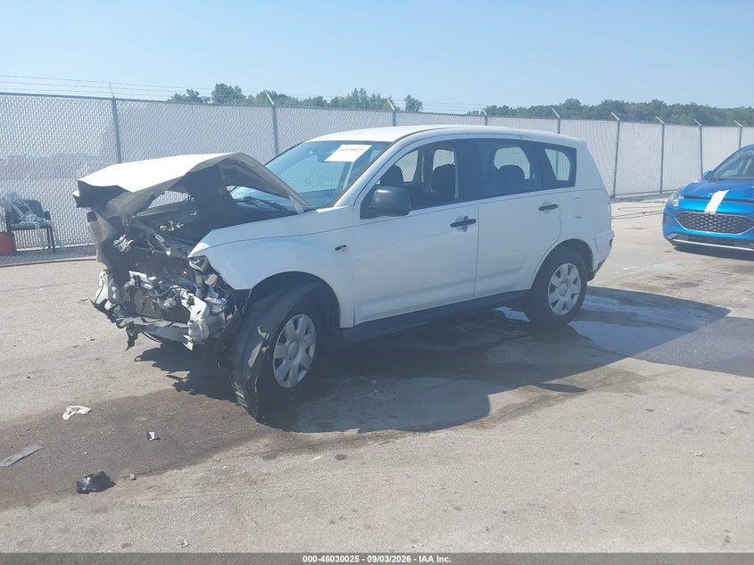 Vin: ja4as2aw7az017270, lot: 46529444, mitsubishi outlander es 20102