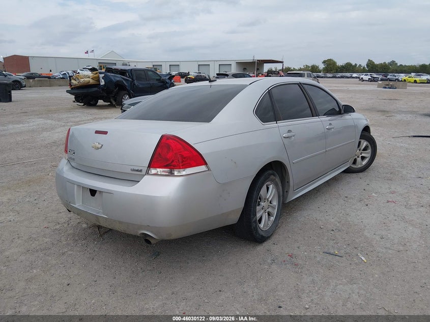 Vin: 2g1wf5e33d1126686, lot: 46529541, chevrolet impala ls 20134
