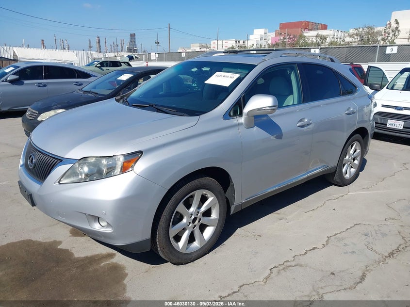 2010 Lexus RX, Right Side, IAAI, VIN 2T2ZK1BA2AC036367 — photo 2