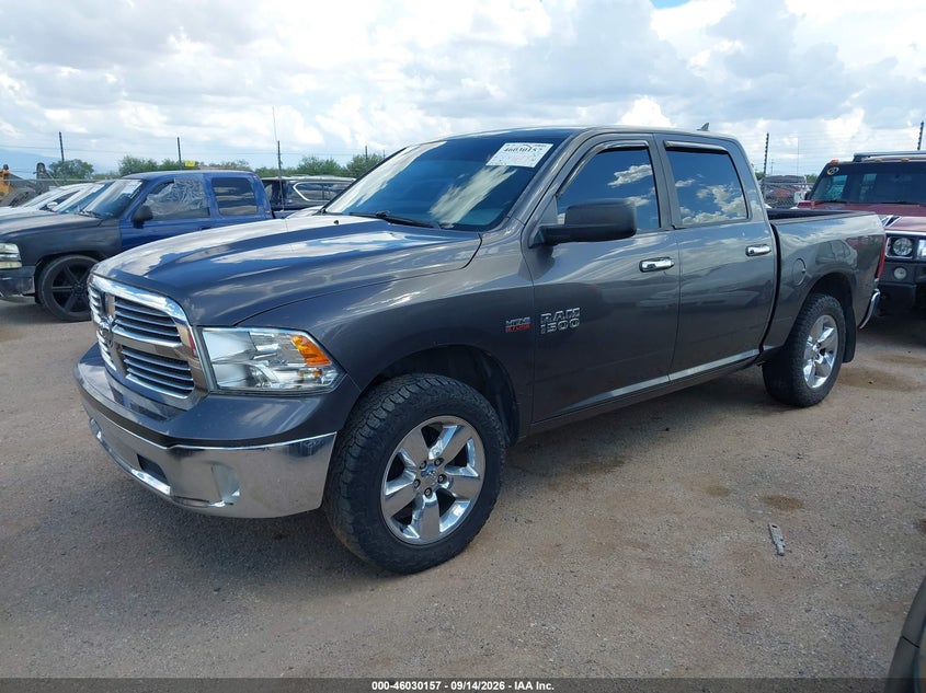 Vin: 1c6rr6lt2fs693258, lot: 46529576, ram 1500 big horn 20152