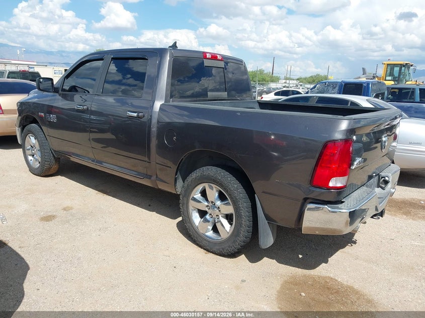 Vin: 1c6rr6lt2fs693258, lot: 46529576, ram 1500 big horn 20153