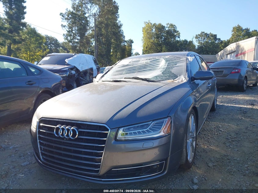 Vin: wau32afd1fn018149, lot: 46529593, audi a8 l 4.0t 20152