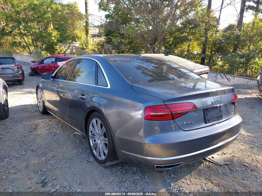 Vin: wau32afd1fn018149, lot: 46529593, audi a8 l 4.0t 20153