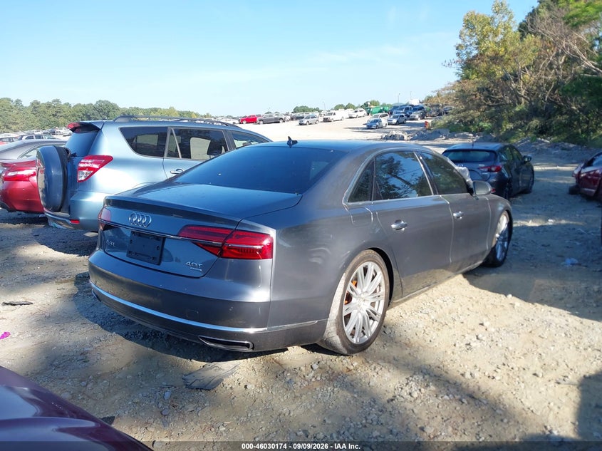Vin: wau32afd1fn018149, lot: 46529593, audi a8 l 4.0t 20154