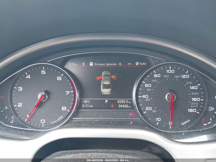 AUDI A8 2013 VIN WAUAGAFD3DN013640
