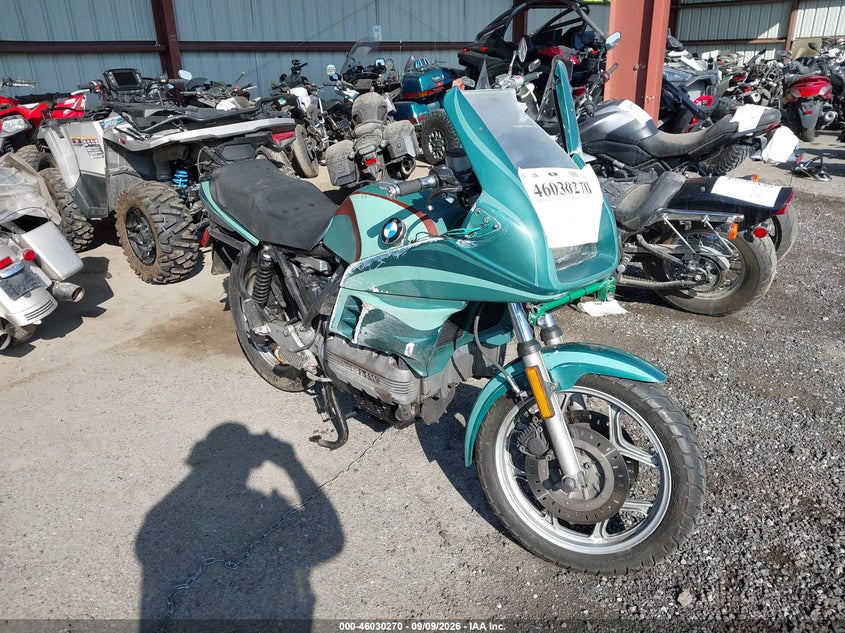 1985 BMW K100 Rs, Front & Rear, IAAI, VIN WB1051303F0041229