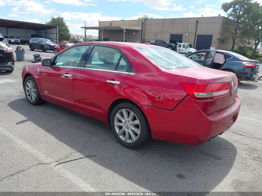 LINCOLN MKZ HYBRID 2012 VIN 3LNDL2L38CR807389