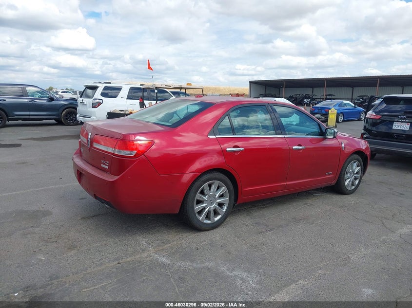 LINCOLN MKZ HYBRID 2012 VIN 3LNDL2L38CR807389