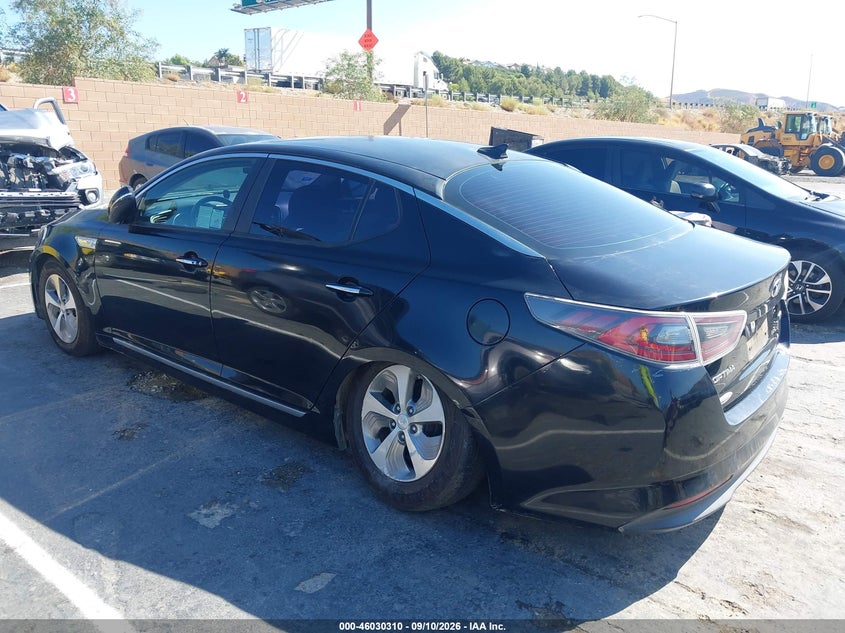 Vin: knagm4ad1e5064454, lot: 46529729, kia optima hybrid lx 20143