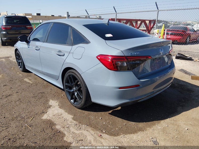 2022 HONDA CIVIC auction photo 3