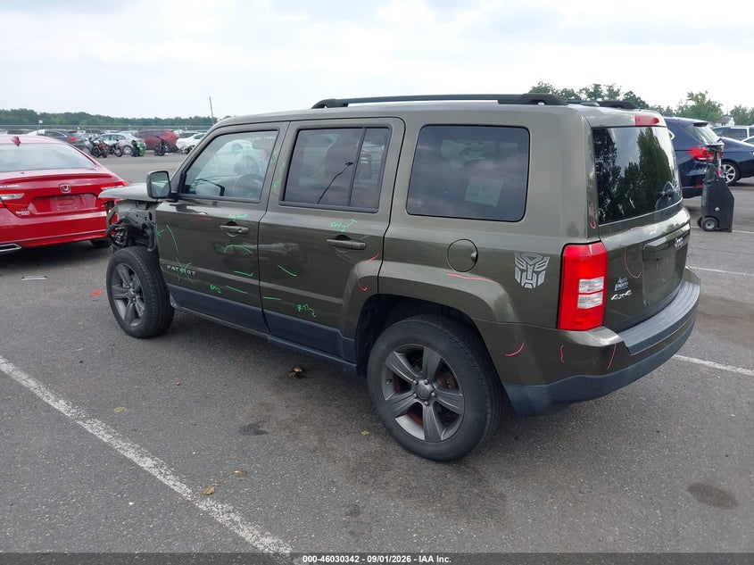 Vin: 1c4njrfb9fd271799, lot: 46529761, jeep patriot high altitude edition 20153