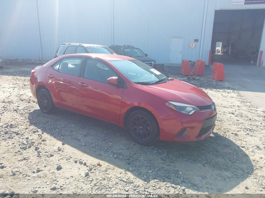 2016 TOYOTA COROLLA auction photo 1