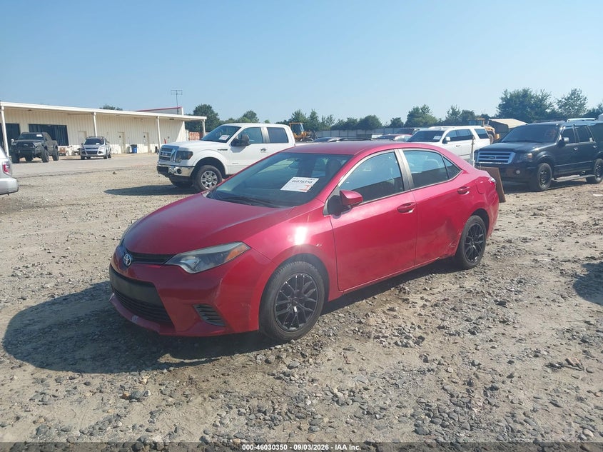 2016 TOYOTA COROLLA auction photo 2