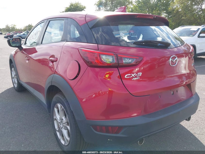 Vin: jm1dkfb7xk1420919, lot: 46529792, mazda cx-3 sport 20193