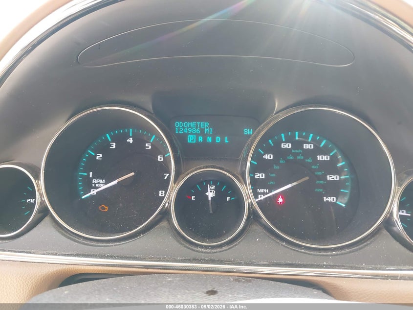 2014 BUICK ENCLAVE SPORT UTILITY VEHICLE 3.6L V6 FI DOHC 24V NF4