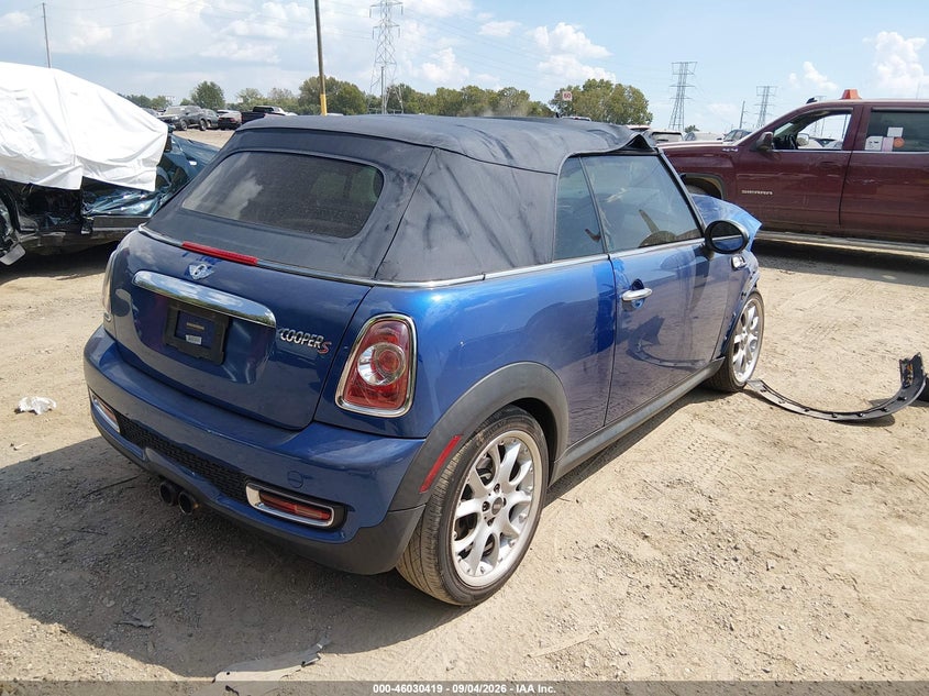 Vin: wmwzp3c59ct249747, lot: 46529838, mini cooper s 20124