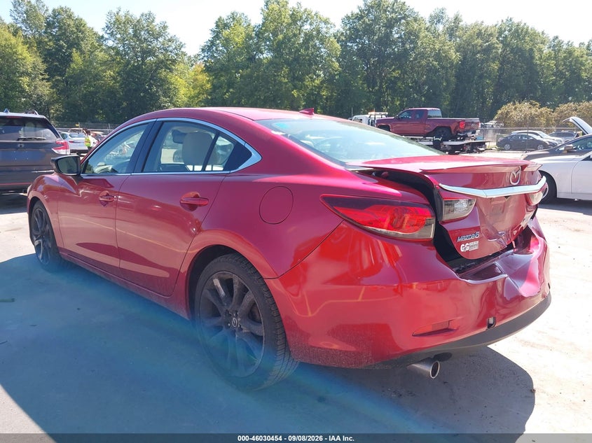 Vin: jm1gj1w50f1220584, lot: 46529873, mazda 6 grand touring 20153