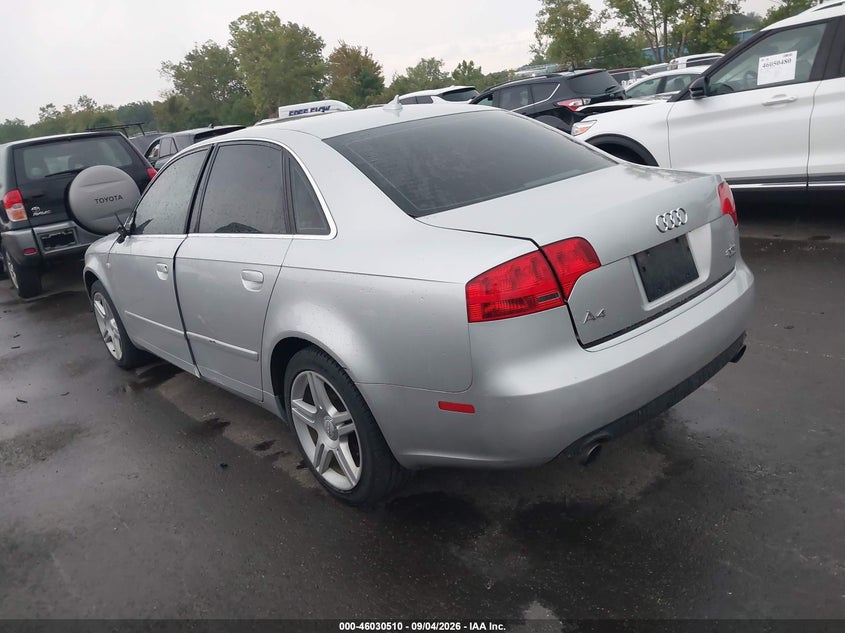 2007 AUDI A4 auction photo 3