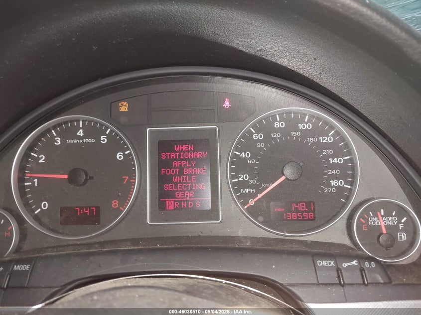 2007 AUDI A4 auction photo 7
