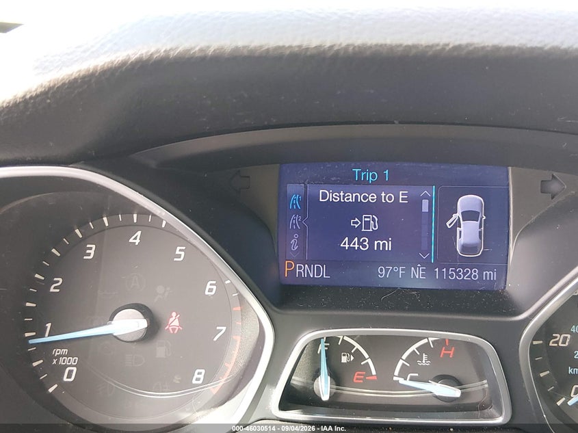 2013 FORD FOCUS SEDAN 2.0L I-4 DI, DOHC, VVT, REGULAR , 160HP