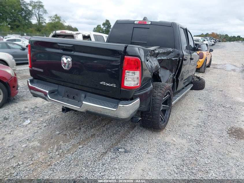 Vin: 1c6rrfbg8nn332537, lot: 46529954, ram 1500 big horn  4x4 6'4 box 20224