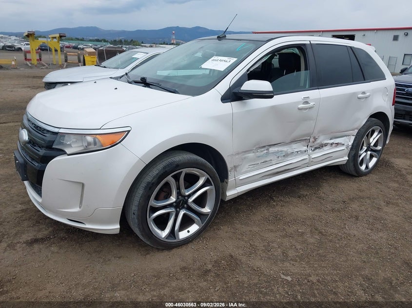 Vin: 2fmdk4ak7dba77659, lot: 46529982, ford edge sport 20132