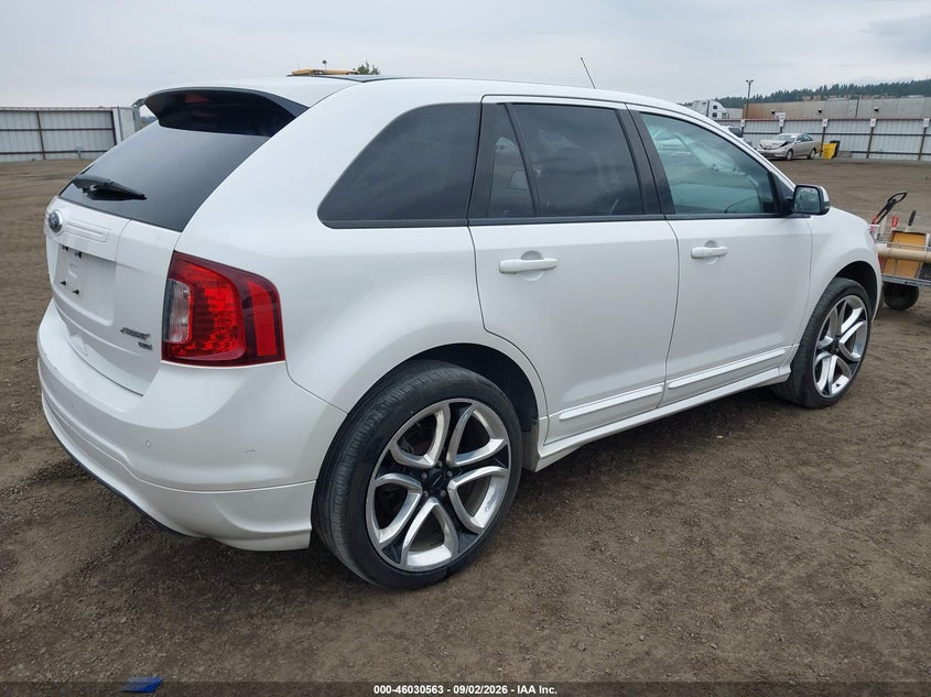 Vin: 2fmdk4ak7dba77659, lot: 46529982, ford edge sport 20134