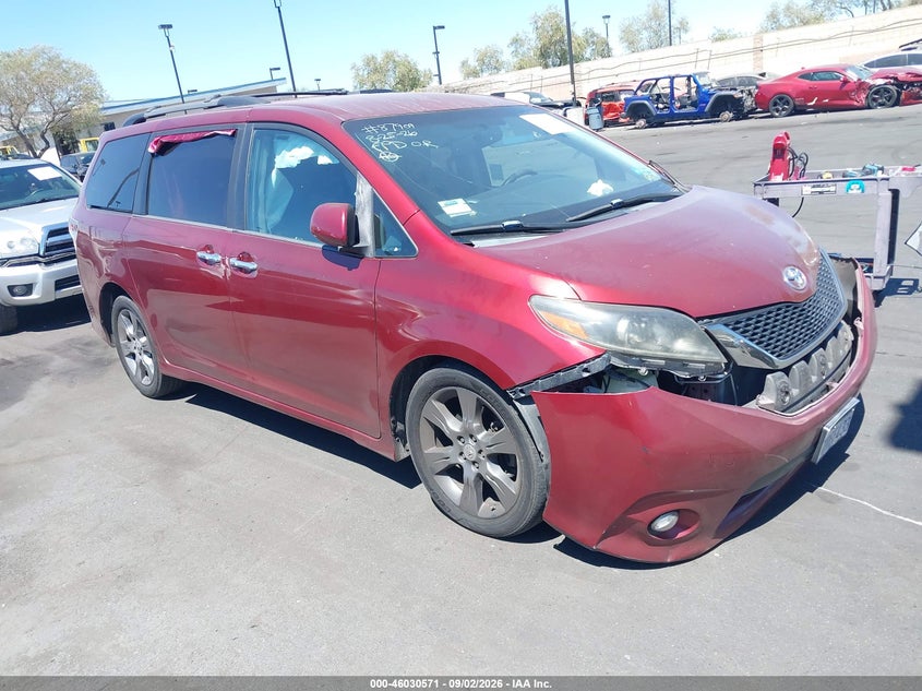 Vin: 5tdxk3dc3gs706272, lot: 46529990, toyota sienna se 8 passenger 20161