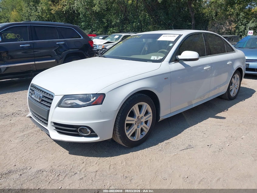 2012 AUDI A4 auction photo 2