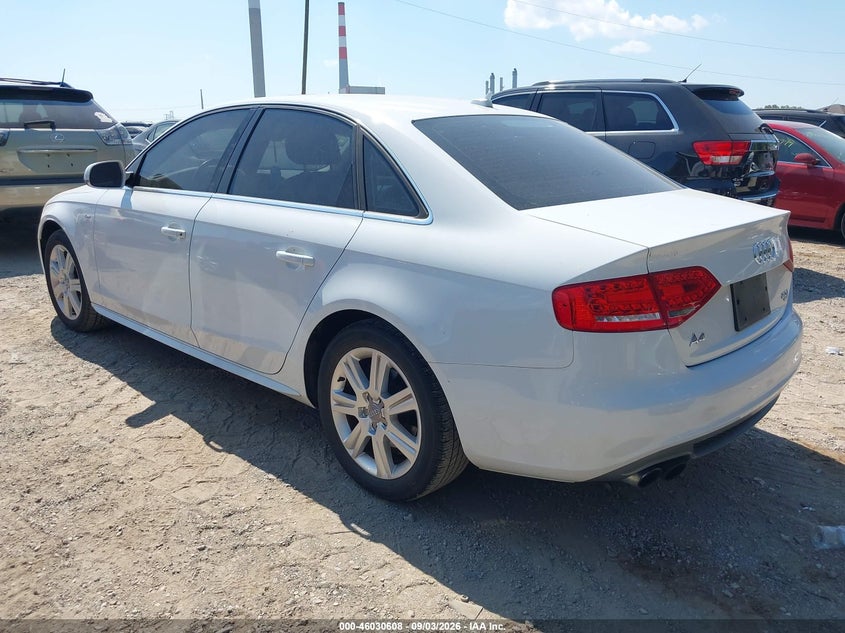 2012 AUDI A4 auction photo 3