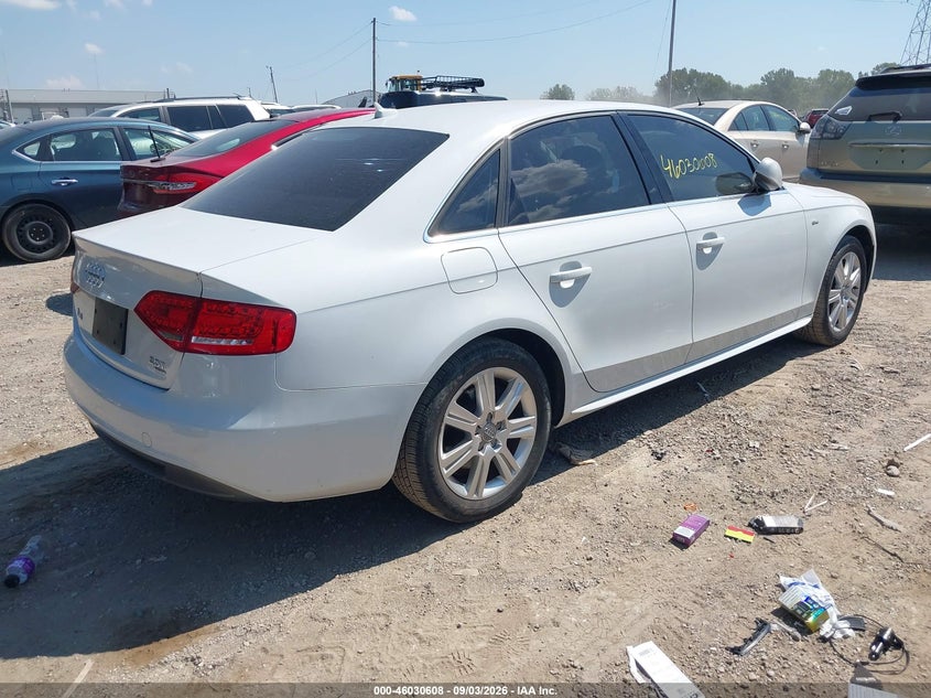 2012 AUDI A4 auction photo 4