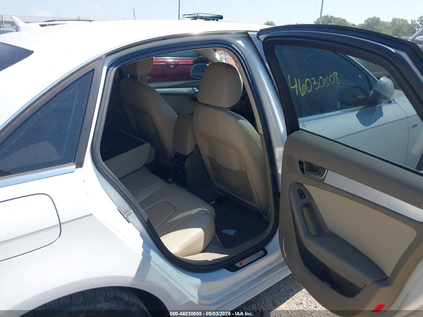 2012 AUDI A4 auction photo 8