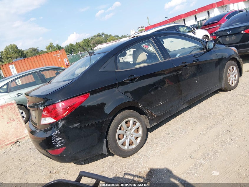 2012 HYUNDAI ACCENT auction photo 4