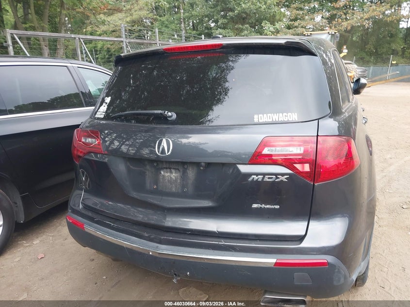 ACURA MDX 2013 VIN 2HNYD2H29DH507547
