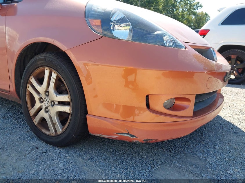 HONDA FIT 2007 VIN JHMGD38637S020320