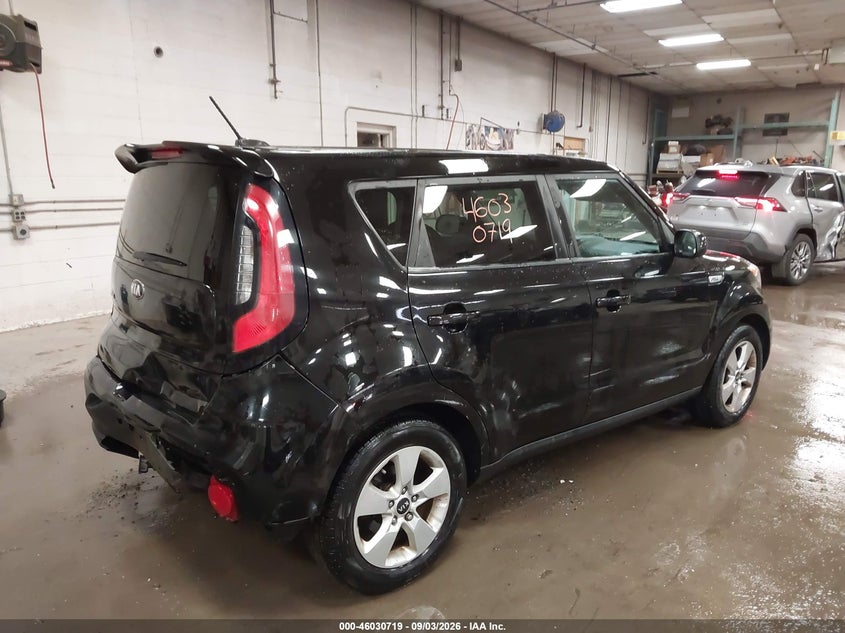 Vin: kndjn2a29h7882600, lot: 46530138, kia soul 20174