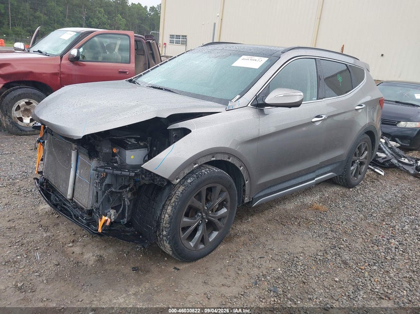 Vin: 5xyzw4la7hg420328, lot: 46530241, hyundai santa fe sport 2.0t ultimate 20172